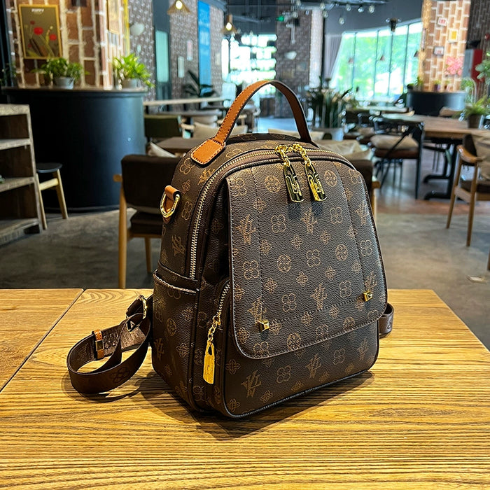 Women’s Genuine Leather Travel Backpack