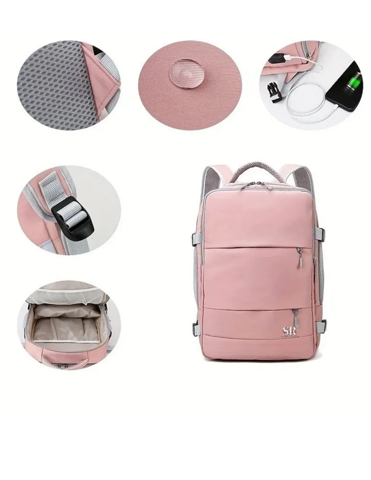 Shanti Roze Multilayer Travelling Bag