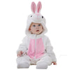 Cute Baby Romper – Unisex Knitted Winter Outfit with Embroidery, 0–36 Months