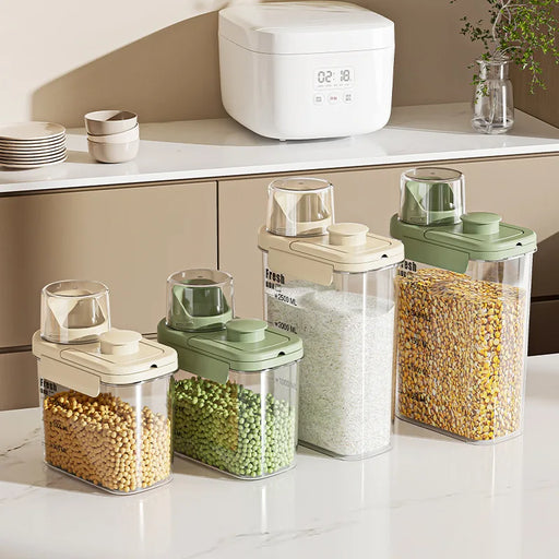 Transparent Kitchen Cereal Storage Container