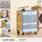 Medium/Large Foldable Laundry Hamper Spacious Portable with Wheels for Mobility