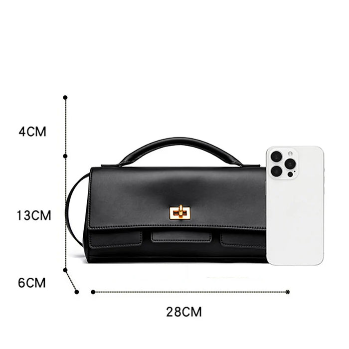 2025 New Luxury Design Top-Handle Bag For Women Evening Handbag Long Purse Solid Color Pu Shoulder Bags Fashionable Outfits
