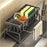 Kitchen Spice Storage Shelf with Drainage Rack