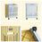 Medium/Large Foldable Laundry Hamper Spacious Portable with Wheels for Mobility