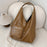 Womens Tote Bag Fashion Shoulder Bags PU Leather with Zipper Pockets Large Hobo Shoulder Bag Shopper Travel Bag Slouchy Hobo Bag