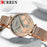 Top Brand Luxury Gold Ladies Wristwatch Stainless Steel Band