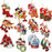 48pcs Wooden Christmas Hanging Ornaments.