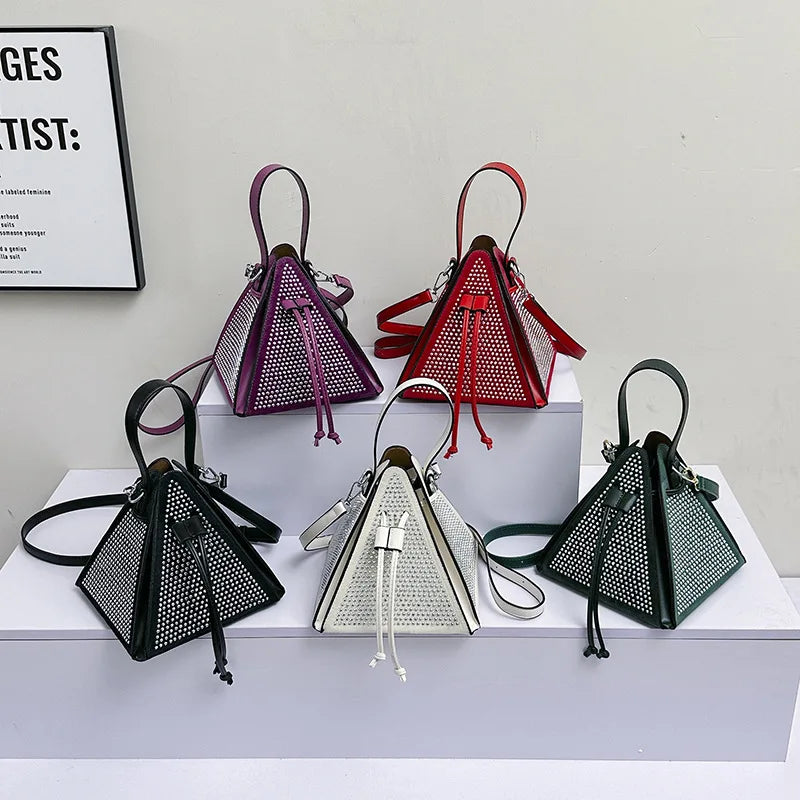 Triangular Eveving Clutch Bag