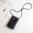 Women Soft Pu Leather Flap Crossbody Bags Fashion Versatile Phone Bag Shoulder Purses Simple Solid Wallet Handbag Travel Purse