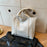 Simple Large Capacity Tote Bags for Women Retro Pu Leather Ladies Shoulder Bag Commuter Portable Girls Student Underarm Handbag