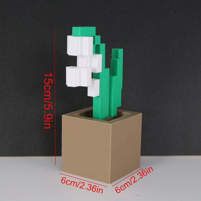 1pc Creative Desktop Flower Ornament Eco-Friendly Home Decor