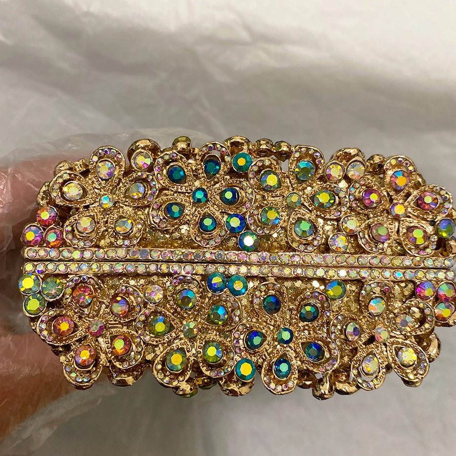 Rhinestone Diamond Evening Clutches For Wedding