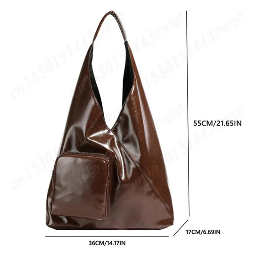 Large Leather Shoulder & Tote Bag