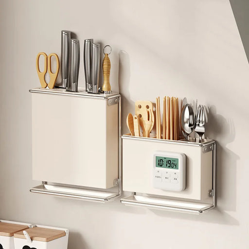 Kitchen Knife Drying Holder with Drainer