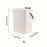 3L Kitchen Compost Bin with Lid