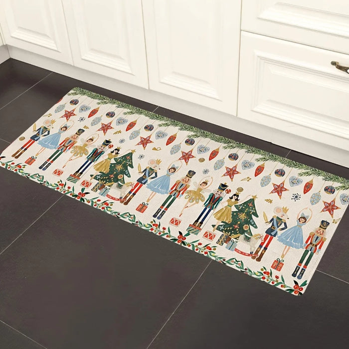 Christmas Nutcracker Kitchen Mat