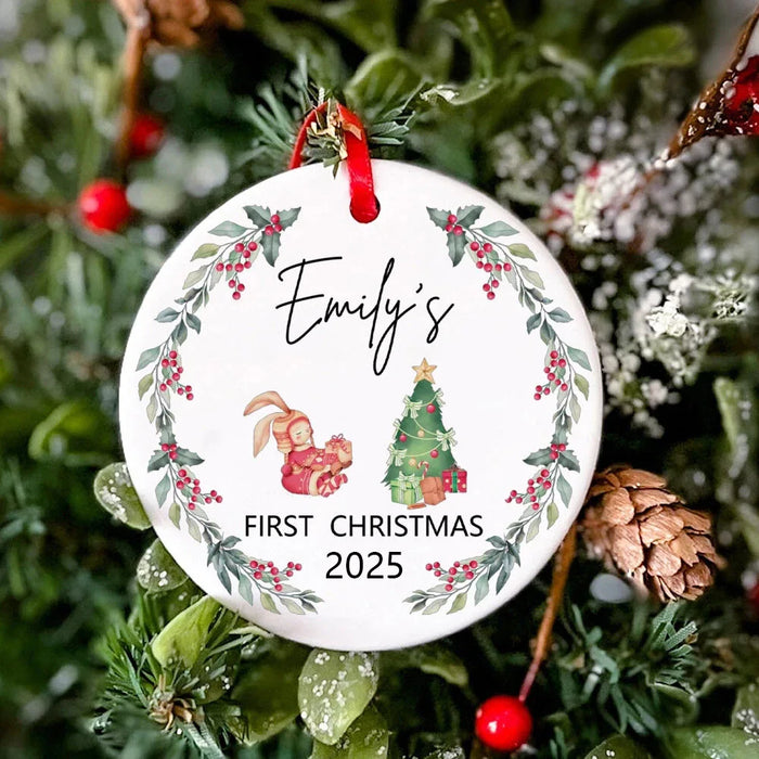 Personalized Baby First Christmas Ornament
