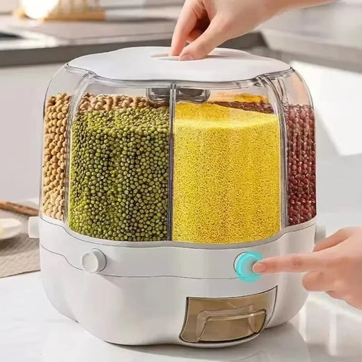 Rotating Airtight Rice Dispenser
