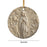 12x Wooden Nativity Scene Ornaments