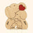 Personalized Family Elephant Wooden Puzzle