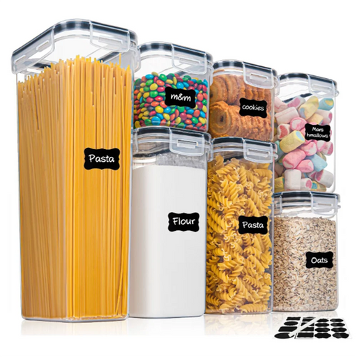 7-Piece Kitchen Food Storage Containers Set