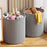 Foldable Houndstooth Laundry Hamper, Modern Fabric Storage Basket with Handle, Versatile for Bedroom, Bathroom, Living Room