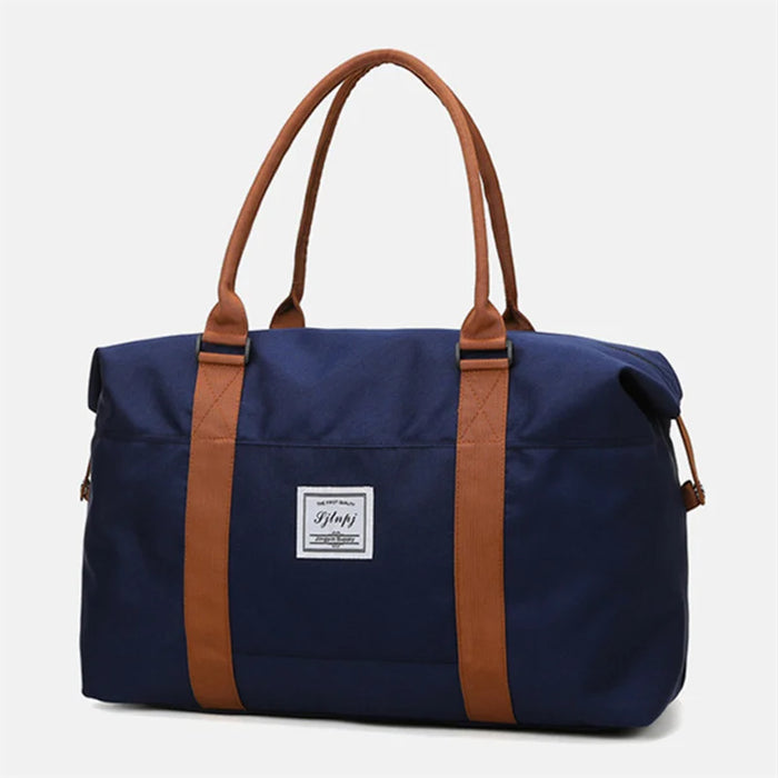 Fashion Large Travel Bag Women Cabin Tote Bags Handbag Oxford Cloth Canvas Waterproof Shoulder Bag Women Weekend Overnight Bag