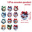 Christmas Snow Scene Wooden Pendants