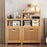 Bamboo Laundry Hamper with Shelf
