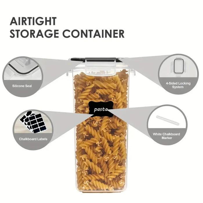 7-Piece BPA-Free Kitchen Food Storage Containers Set