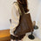 Simple Large Capacity Tote Bags for Women Retro Pu Leather Ladies Shoulder Bag Commuter Portable Girls Student Underarm Handbag