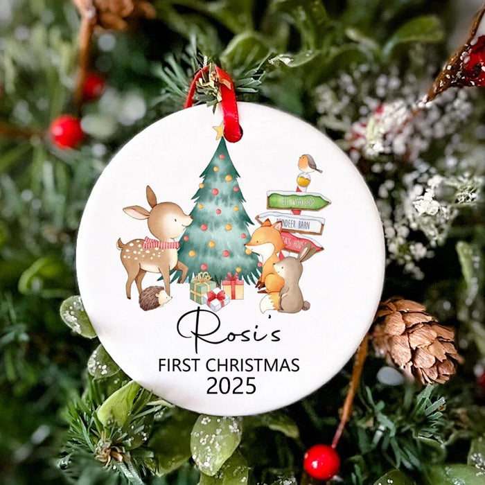 Personalized Baby First Christmas Ornament