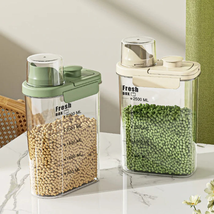 Transparent Kitchen Cereal Storage Container