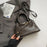 LEFTSIDE PU Leather Retro Tote Bag for Women 2025 Winter Trend New Fashion Y2K Handbags Females Travel Shoulder Crossbody Bags