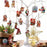 48pcs Wooden Christmas Hanging Ornaments.