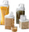Airtight Clear Kitchen Storage Container with Measuring Cup