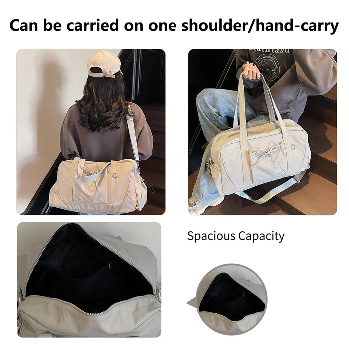 New Travel Bag Large Capacity Shoulder Portable Luggage Bag Travel Storage Bag Boarding Bag Sports Fitness Bag for Women