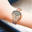 Top Brand Luxury Gold Ladies Wristwatch Stainless Steel Band