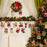 20pcs Christmas Wooden Ornaments