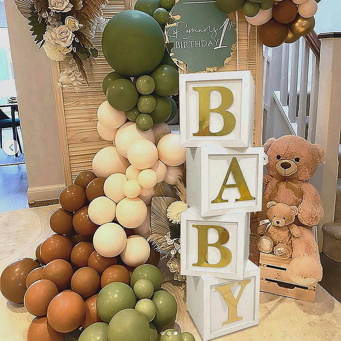 Baby Shower Balloon Box Decorations