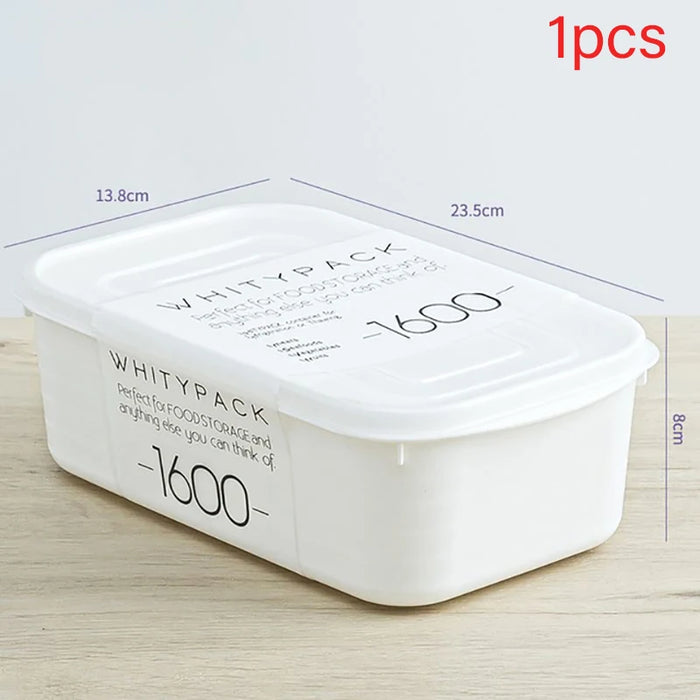 White Airtight Food Storage Containers