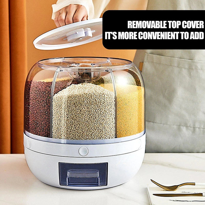 6kg Rotating Rice & Grain Dispenser