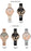 Top Brand Luxury Gold Ladies Wristwatch Stainless Steel Band