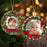 Personalized Baby Christmas Ceramic Ornament