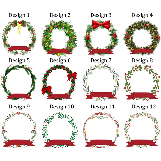 Personalized Baby Christmas Ceramic Ornament