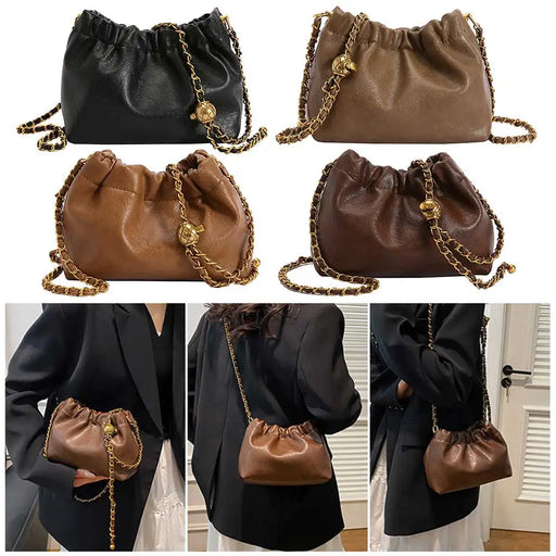 Crossbody Leather Tote Bag
