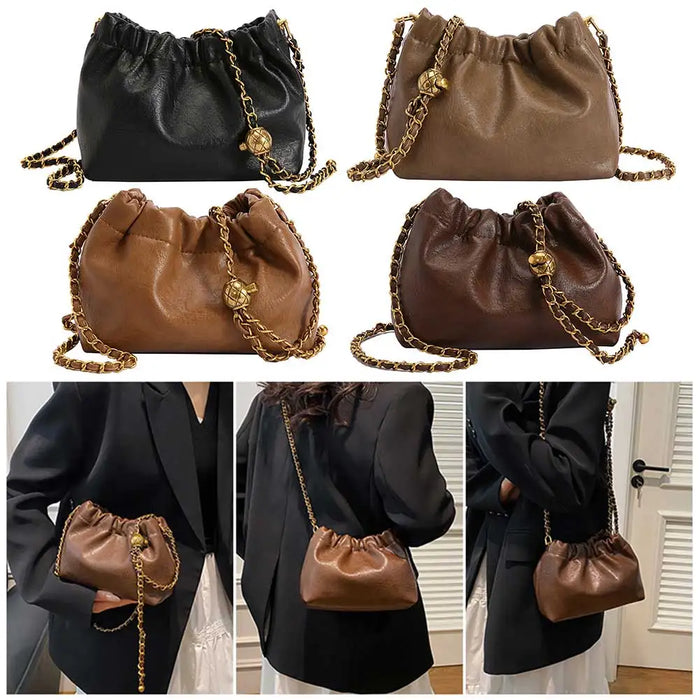 Crossbody Leather Tote Bag