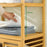 Bamboo Laundry Hamper with Shelf