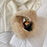 Shanti Roze Half Moon Bag