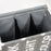 3-Grid Dirty Clothes Hamper with Lid